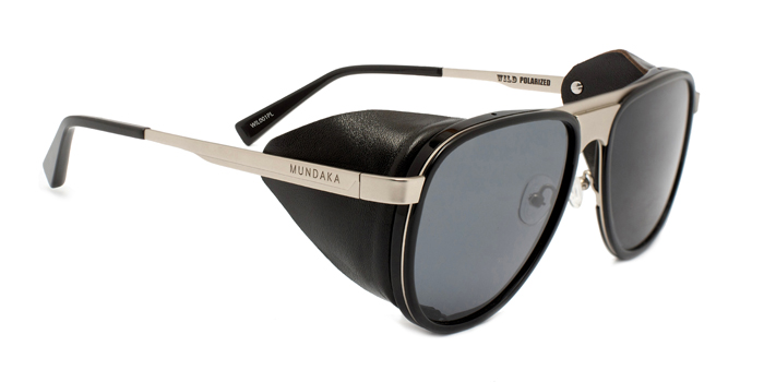 WILD Matte Silver & Black with Black Shells